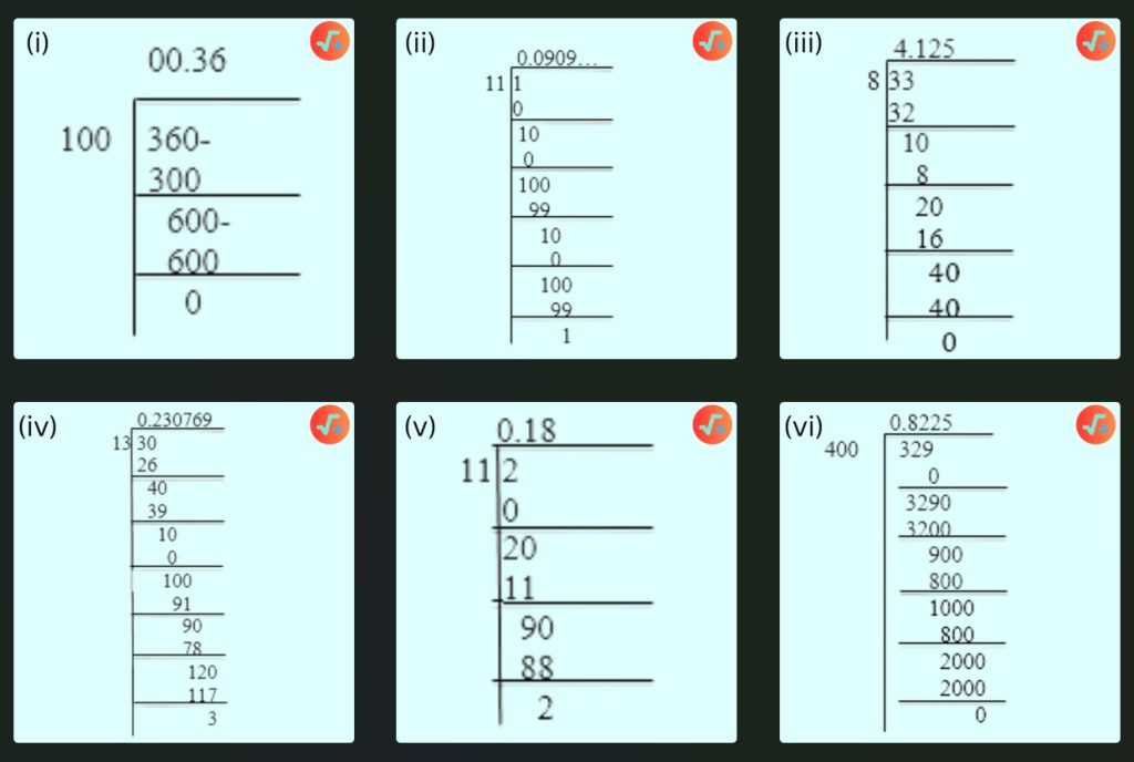 Class 9 Maths Exercise 1.3 | Question 1 Solutions